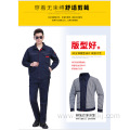 Double layer thickened windproof overalls suit